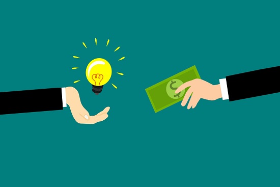 Grafik Idee gegen Geld