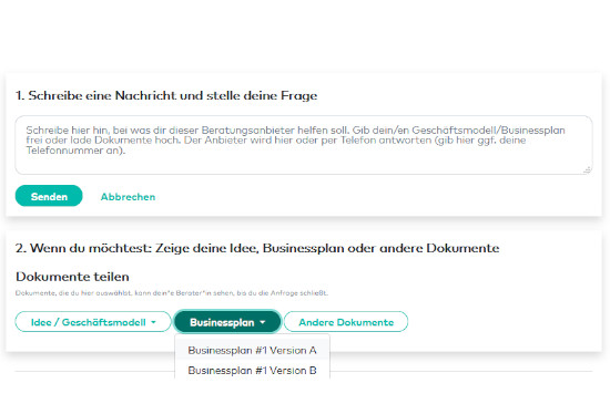 Sicher Unterlagen mit Partnern teilen