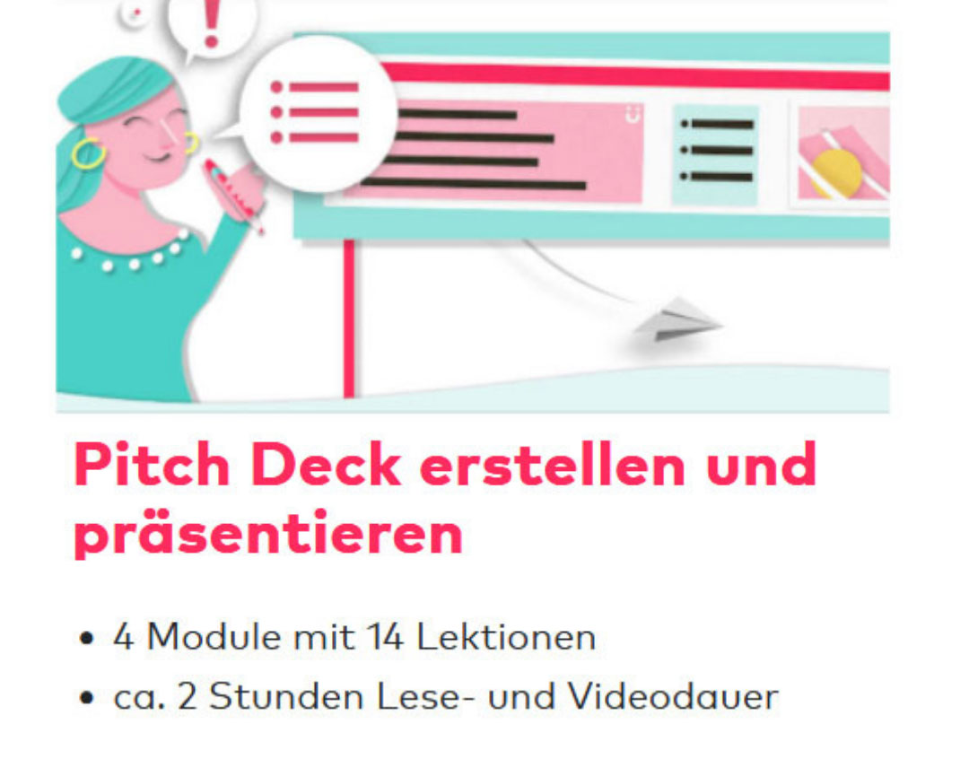 Pitch Deck erstellen und präsentieren
