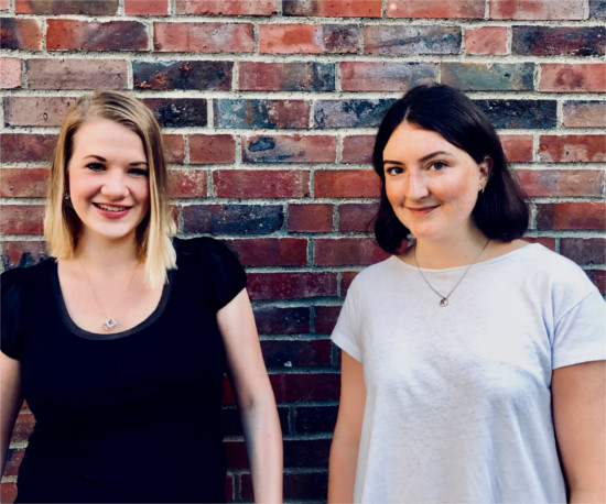 Melanie Wagenfort und Lea Matschke von U-LYB