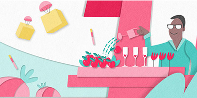 Eine Illustration für das Gründerseminar Effectuation.