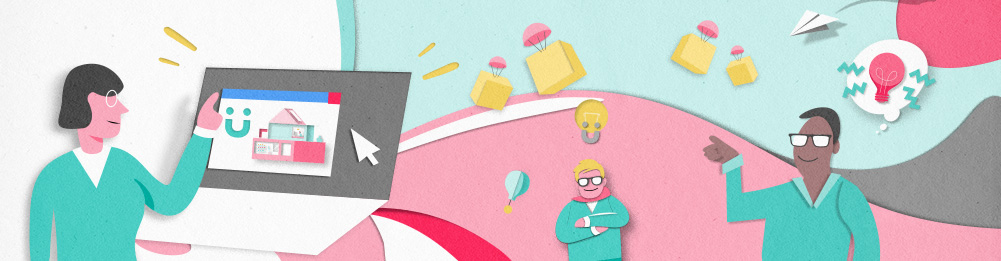 Eine Illustration zum Thema Geschäftsadresse.