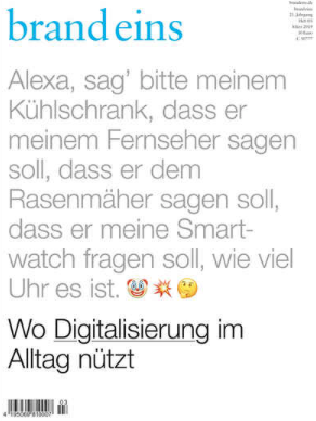 Brandeins Thema: Digitalisierung
