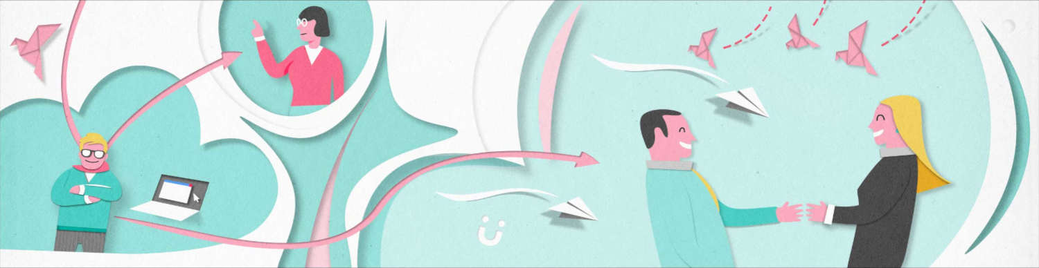 eine Person Netzwerkt richtig