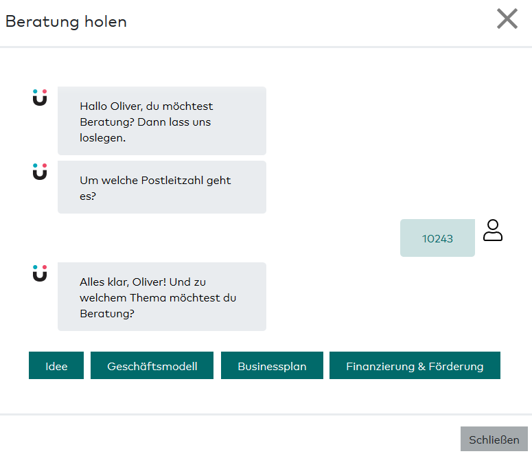 Screenshot Beratung Screenshot Beratung