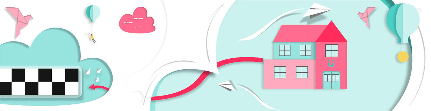 Unternehmen und ein Pfeil der zu den Zielen zeigt Unternehmen und ein Pfeil der zu den Zielen zeigt