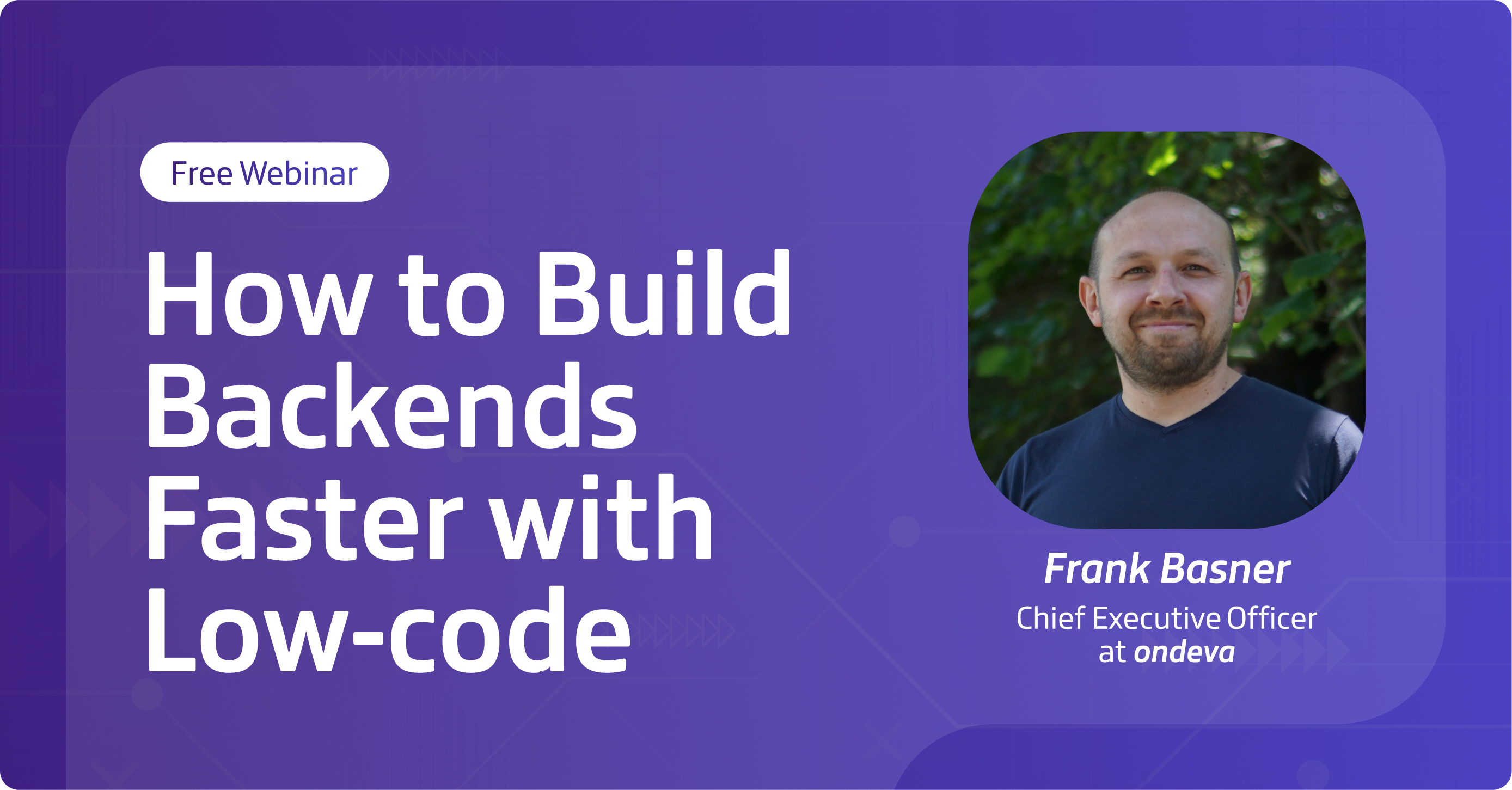 webinar card image of how to build backends