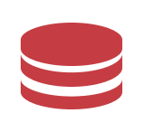 Icon eines Datenspeichers / Zylinders