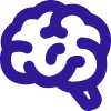 Icon eines Gehirns