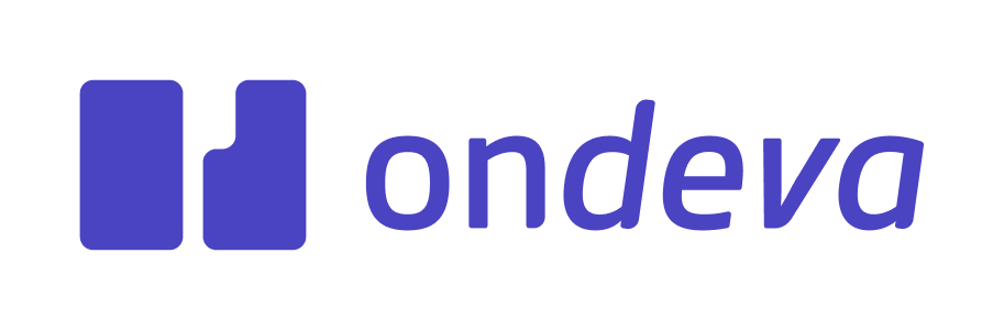 ondeva logo in blue