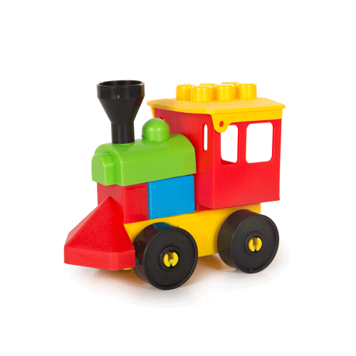 Bunter Spielzeugzeug für Kleinkinder