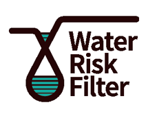 Logo of the water risk filter
