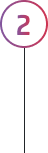Numbered step 2 with vertical line Numbered step 2 with vertical line