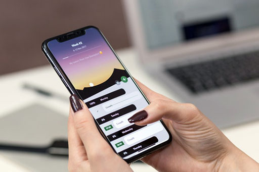 Smartphone in some hands