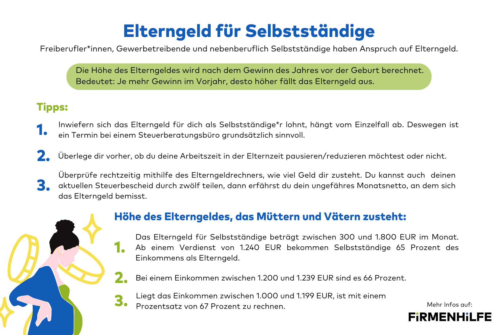 Elterngeld für Selbstständige
